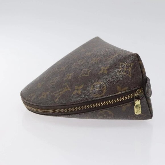 LOUIS VUITTON Monogram Trousse Demi Ronde Cosmetic Pouch M47520 LV Auth bs27472 - Picture 8 of 16